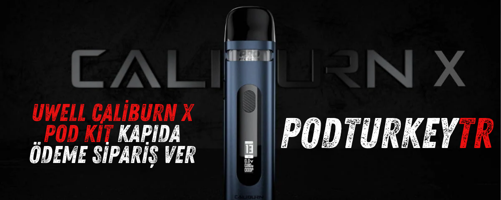 uwell-caliburn-x-pod-kit-black-kapıda ödeme sipariş ver- podturkeytr